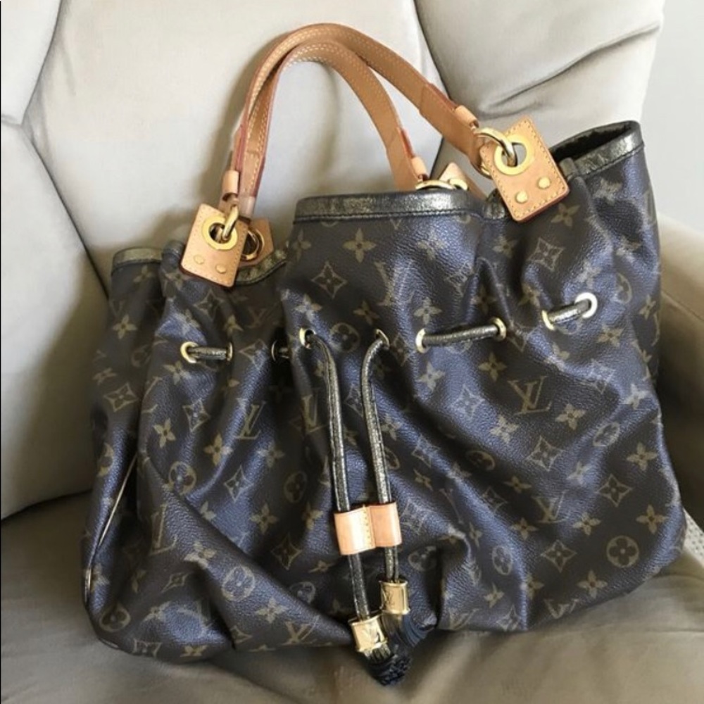 Louis Vuitton Irene Brown Canvas Hobo Bag